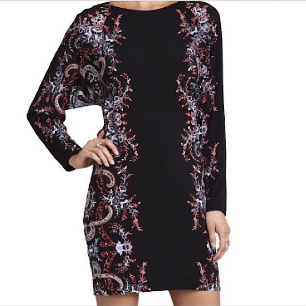 BCBGMaxAzria Shelbi dress, S, black multi, NWT